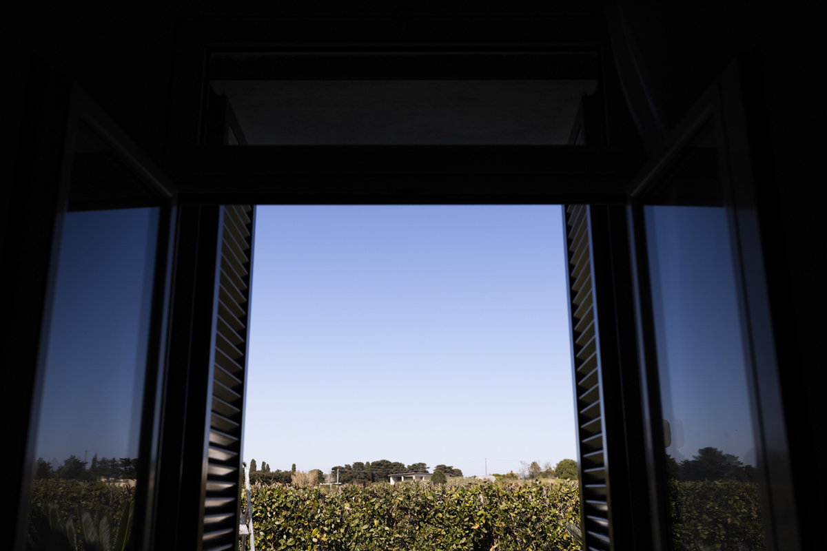 view from inside the room